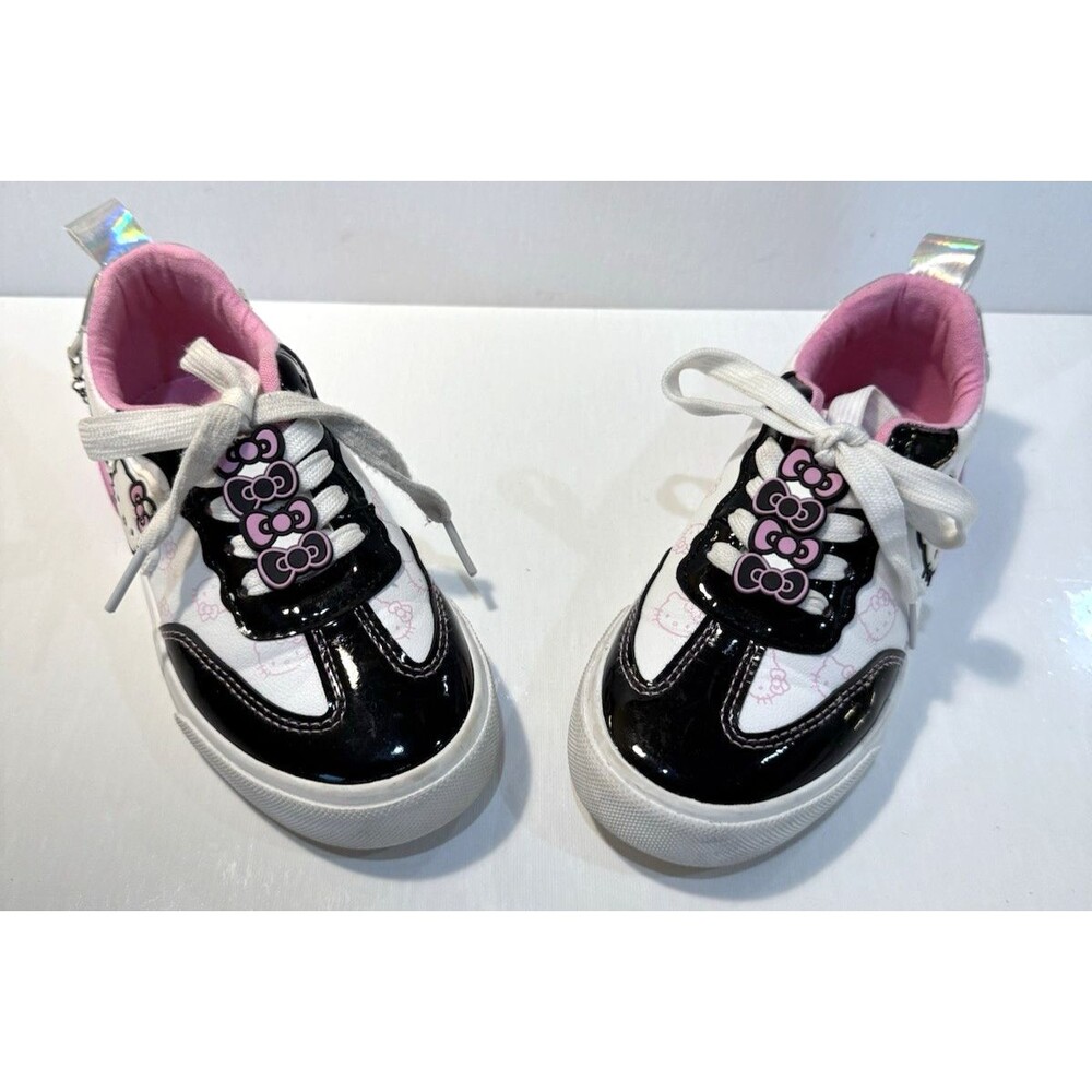 Hello Kitty Court Sneakers White Pink Little Kid Girl Shoes Size 12 Toddler